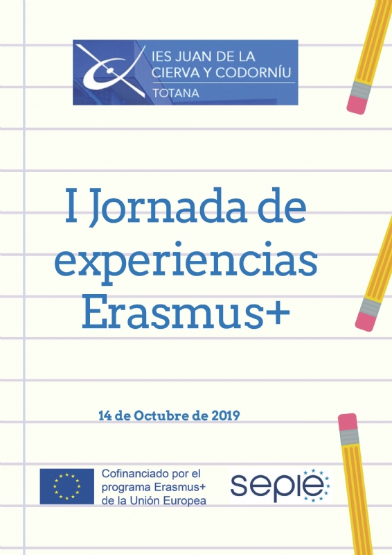 El IES Juan de la Cierva y Codorníu organiza este lunes 14 de octubre la I Jornada de Experiencias Erasmus+ en cuyo programa viene participando este centro de enseñanza