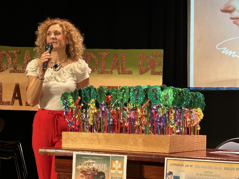 Totana celebra una Jornada de Concienciacin para conmemorar el Da Mundial de la Salud Mental, organizada por el Centro de Da 