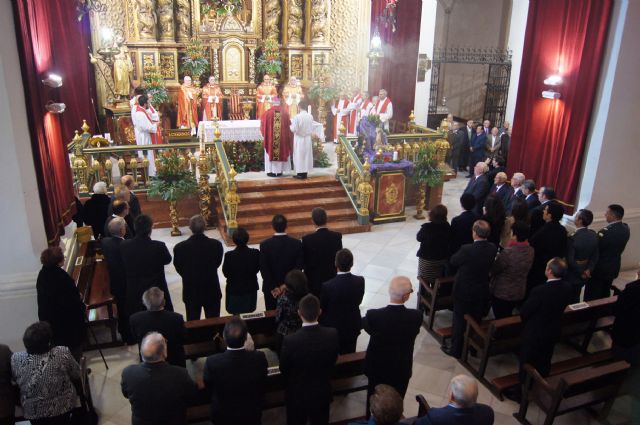 El Obispo de la Dicesis de Cartagena preside la misa en la festividad de la Patrona de Totana, Santa Eulalia de Mrida