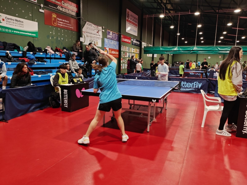 Gran actuacin de los equipos totaneros de Tenis de Mesa del CES La Milagrosa en la Jornada Sur Escolar, celebrada en Cartagena