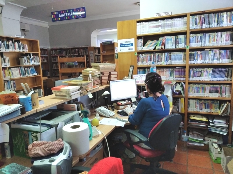 La Biblioteca Municipal Mateo Garca toma medidas de prevencin con el fin de proceder a su reapertura en cuanto sea posible