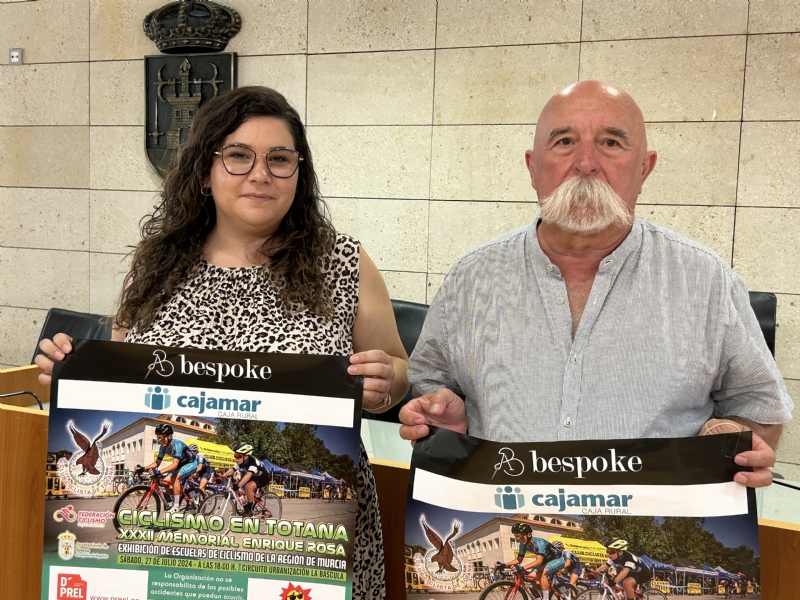 Ms de 180 ciclistas participarn en el XXXII Memorial de Escuelas de Ciclismo Enrique Rosa el 27 de julio en la urbanizacin La Bscula, organizado por el Club Ciclista de Totana 