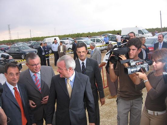 EL ACTO DE COLOCACIN DE LA PRIMERA PIEDRA DE LA AUTOVA TOTANA-MAZARRN TENDR LUGAR EL DA 13 DE DICIEMBRE COINCIDIENDO CON LAS FIESTAS DE LA SANTA