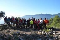 Una treintena de personas participaron en la jornada de senderismo por la Senda del Piojo (Sierra Espuña), enmarcada en el programa organizado por la Concejalía de Deportes 