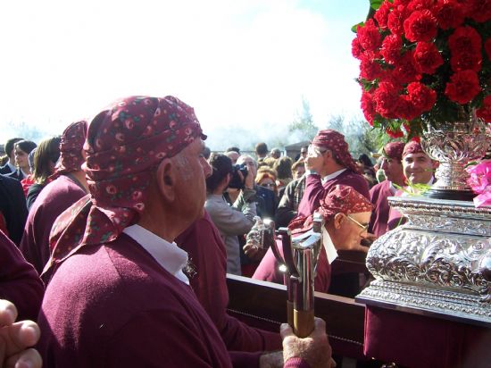 CERCA DE 12.000 PERSONAS ACOMPAARON A SANTA EULALIA DE MRIDA DESDE SU SANTUARIO A LA ERMITA DE SAN ROQUE DE TOTANA DURANTE LA ROMERA DE BAJADA ENTRE MUESTRAS DE SOLIDARIDAD Y AFECTO AL ALCALDE, JOS MARTNEZ ANDREO