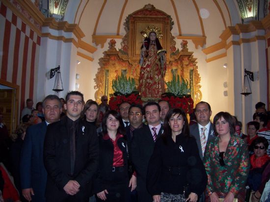 CERCA DE 12.000 PERSONAS ACOMPAARON A SANTA EULALIA DE MRIDA DESDE SU SANTUARIO A LA ERMITA DE SAN ROQUE DE TOTANA DURANTE LA ROMERA DE BAJADA ENTRE MUESTRAS DE SOLIDARIDAD Y AFECTO AL ALCALDE, JOS MARTNEZ ANDREO