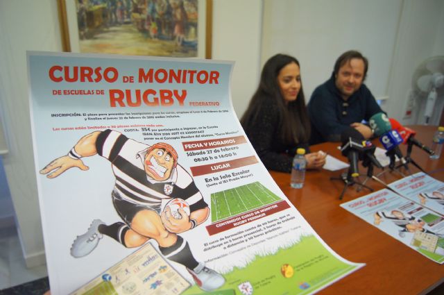 La Concejalía de Deportes y el Club de Rugby Totana organizan el primer Curso de Monitor de Escuelas de Rugby Federativo el día 27 de febrero