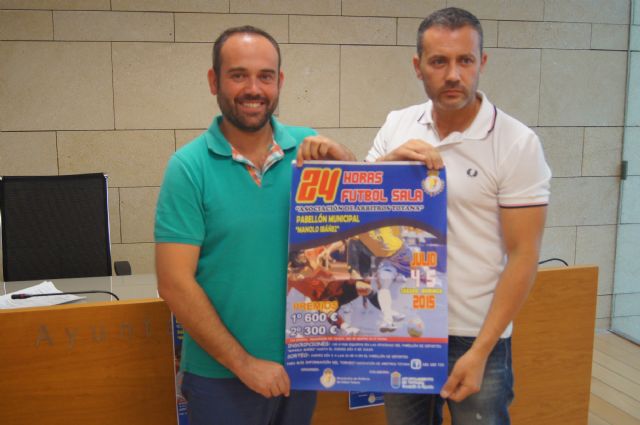 El Pabellón de Deportes "Manolo Ibáñez" acoge los días 4 y 5 de julio las 24 horas de Fútbol-Sala que organiza la Asociación de Árbitros de Totana