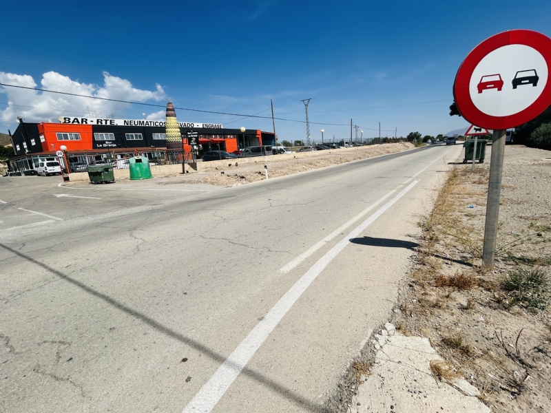 Se acondicionar el drenaje longitudinal de la carretera N-340 a la altura de La Granja, junto al paraje de la Venta de Melilla