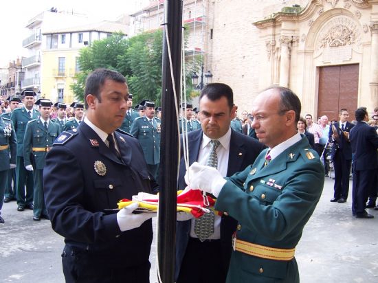 AUTORIDADES LOCALES, MILITARES Y CIVILES CELEBRAN LA FESTIVIDAD DE LA PATRONA DE LA GUARDIA CIVIL, LA VIRGEN DEL PILAR, Y PRESIDEN EL ACTO INSTITUCIONAL EN HOMENAJE A LA BANDERA ESPAOLA