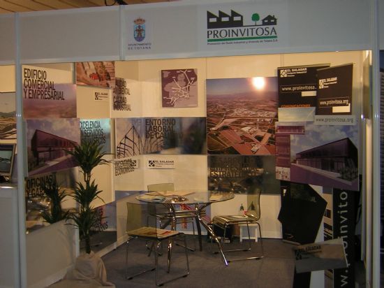 TOTANA PRESENTA A LOS EMPRESARIOS DE LA REGIN UNA AMPLIA OFERTA DE SUELO INDUSTRIAL CLAVE EN INFRAESTRUCTURAS Y COMUNICACIONES MEDIANTE EL STAND DE PROINVITOSA INAUGURADO EN LA FERIA MURCIA OPEN BUSSINES 2008 