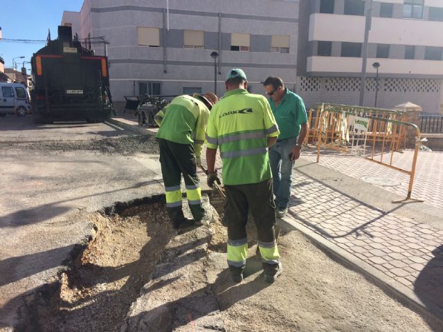 Finalizan las obras de evacuacin de aguas pluviales en un tramo de la calle Teniente Prez Redondo, incluidas dentro del Plan de Actuacin Regional de Dinamizacin de Obras y Servicios del 2016