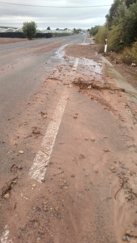 El municipio de Totana acumula una media de ms de 80 litros por metro cuadrado a raz del temporal de lluvias sin que se hayan producido daos relevantes de consideracin