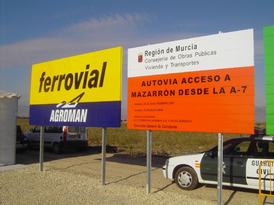 VALCRCEL PONE EN MARCHA LA CONSTRUCCIN DE LA ANHELADA AUTOVA TOTANA-MAZARRN