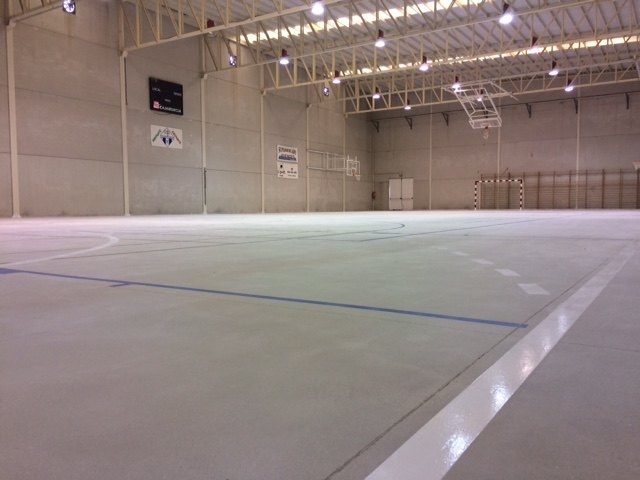 Se reparar la cubierta y el pavimento deportivo interior del Pabelln de Deportes del Complejo 