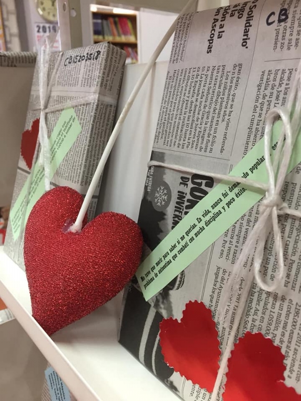 La Biblioteca Municipal Mateo Garca celebra la festividad de San Valentn promoviendo citas a ciegas entre lectores y libros