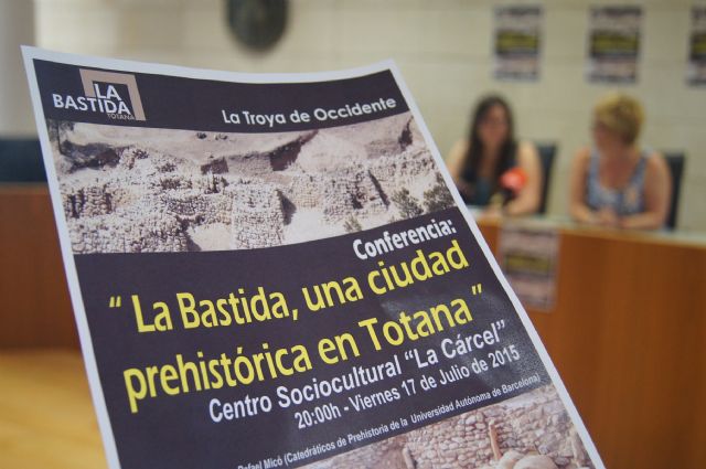 Las concejalas de Yacimientos Arqueolgicos y Cultura organizan la conferencia La Bastida, una ciudad prehistrica en Totana este viernes en La Crcel,  a partir de las 20:00 horas