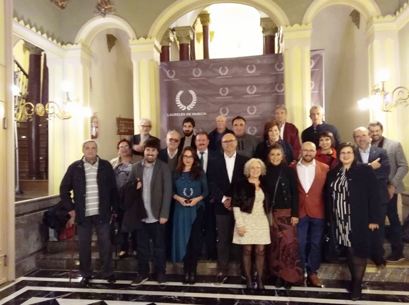 El equipo de investigacin de La Bastida recibe el Premio Laurel, en la categora de Ciencia e Investigacin; que otorga el Colegio Profesional de Periodistas de la Regin de Murcia