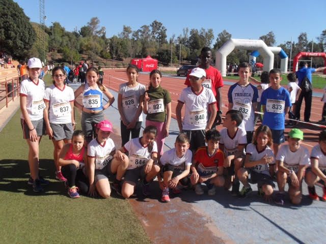 Un total de 18 escolares de Totana participaron en la Final Regional de Campo a Través benjamín y alevín de Deporte Escolar, celebrada en Lorca