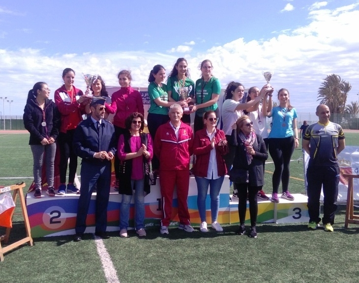 Excelentes resultados de los centros de enseanza de Totana en la Final Regional de Orientacin de Deporte Escolar, celebrada en San Javier, con tres campeonas regionales