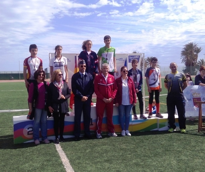 Excelentes resultados de los centros de enseñanza de Totana en la Final Regional de Orientación de Deporte Escolar, celebrada en San Javier, con tres campeonas regionales