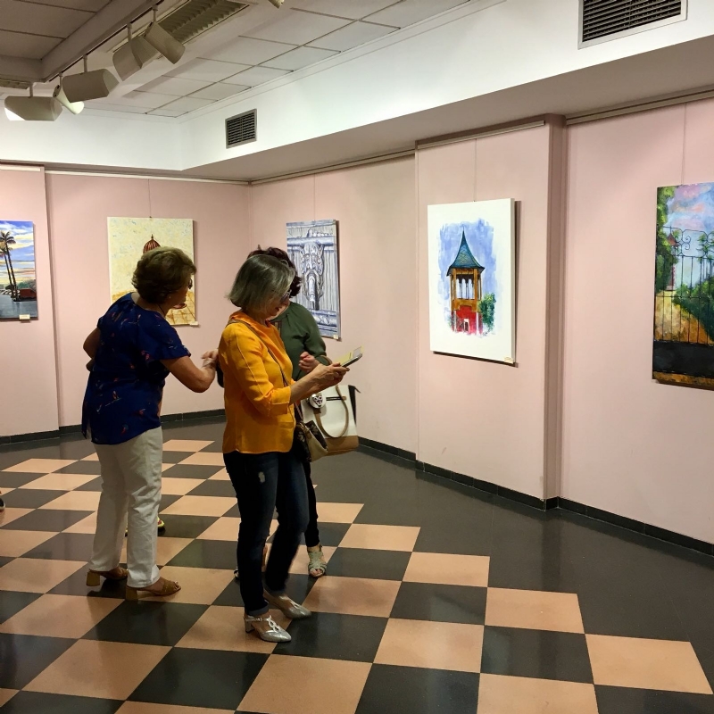 VDEO. Diecisiete artistas protagonizan la exposicin de pintura Totana, el color de un Centenario, organizada por la Asociacin de Pintores Con-Traste