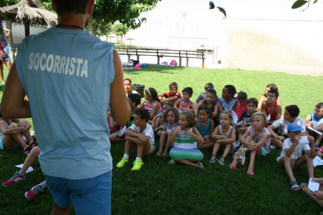 Se clausura el "Campus de Verano" correspondiente a la primera quincena de julio en el Complejo Deportivo "Valle del Guadalentín", en El Paretón, en el que se han dado cita 50 niños y niñas 