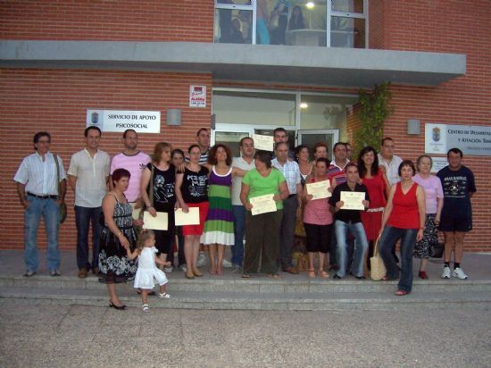 EL SERVICIO MUNICIPAL DE APOYO PSICOSOCIAL RETOMA SU ACTIVIDAD DEL CURSO 2008/09 TRAS EL DESCANSO ESTIVAL CON LA ASISTENCIA DE UN TOTAL DE 16 USUARIOS ADMITIDOS