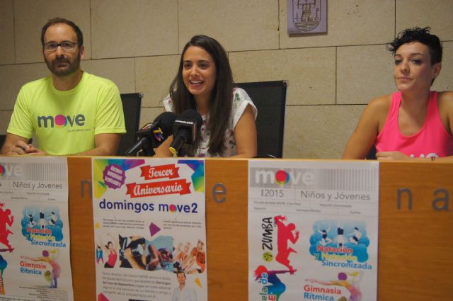 El Centro Deportivo y de Salud "MOVE" presenta el nuevo programa de actividades, servicios y novedades para la temporada 2015/16 coincidiendo con su tercer aniversario