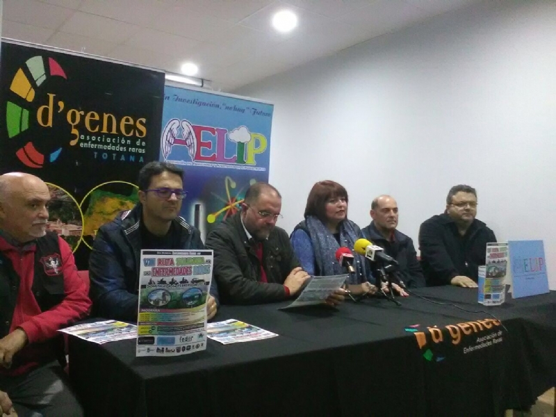 La VIII Ruta Solidaria entre Totana y María (Almería) abrirá el programa de actividades conmemorativas del Día Mundial de las Enfermedades Raras el próximo 4 de febrero