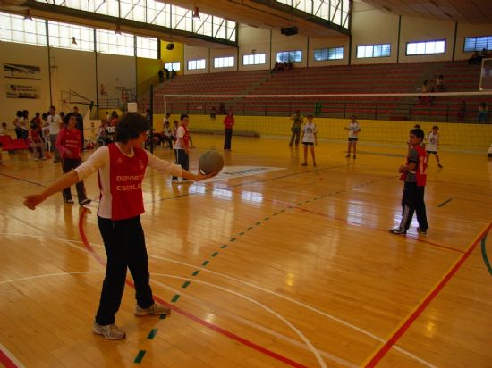 COMIENZA LA FASE INTERMUNICIPAL ESCOLAR ALEVIN, CON LA PARTICIPACIN DE CUATRO COLEGIOS DE TOTANA EN LAS MODALIDADES DE BALONCESTO, BALONMANO, FTBOL SALA Y VOLEIBOL