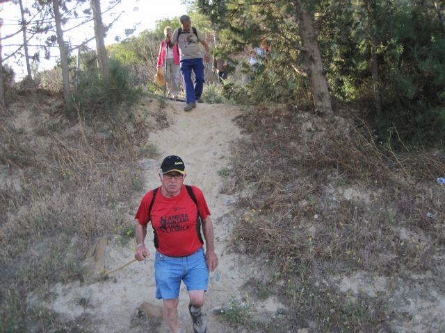 LA CONCEJALÍA DE DEPORTES ORGANIZÓ UNA RUTA DE SENDERISMO POR EL VECINO MUNICIPIO DE ALHAMA DE MURCIA EN LA QUE PARTICIPARON 18 DEPORTISTAS