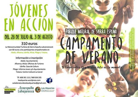 Se abre el plazo para participar en los Campamentos de Verano en Sierra Espua que tendrn lugar en el Aula de Naturaleza 