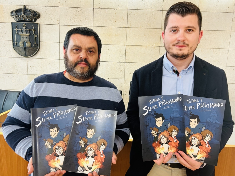 La Asociación Kalathos hace entrega de 50 ejemplares al Ayuntamiento de Totana del cómic "Totana y Su-per Patrimonio" para su difusión y divulgación   