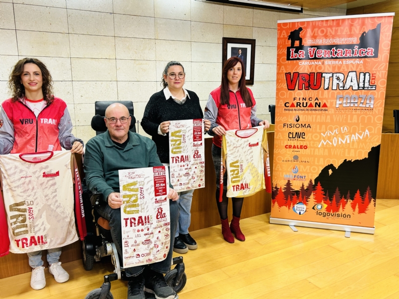 La 10� Carrera de Monta&ntilde;a VRUTrail de Sierra Espu&ntilde;a, organizada por el Club Deportivo La Ventanica, se celebra este s&aacute;bado, con una participaci&oacute;n de 250 deportistas; a beneficio de la Asociaci&oacute;n ELA
