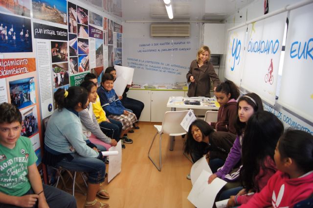 MÁS DE 200 ESCOLARES DE CENTROS DE ENSEÑANZA DE TOTANA PARTICIPAN EN LAS ACTIVIDADES ORGANIZADAS DENTRO DE LA CAMPAÑA "YO, CIUDADANO EUROPEO" PROMOVIDA POR LA COMUNIDAD AUTÓNOMA