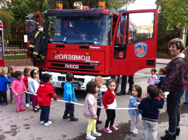 ALUMNOS DE LA ESCUELA INFANTIL MUNICIPAL "CLARA CAMPOAMOR" PARTICIPAN EN UNA JORNADA DE ACERCAMIENTO A LOS CUERPOS Y FUERZAS DE SEGURIDAD Y EMERGENCIAS