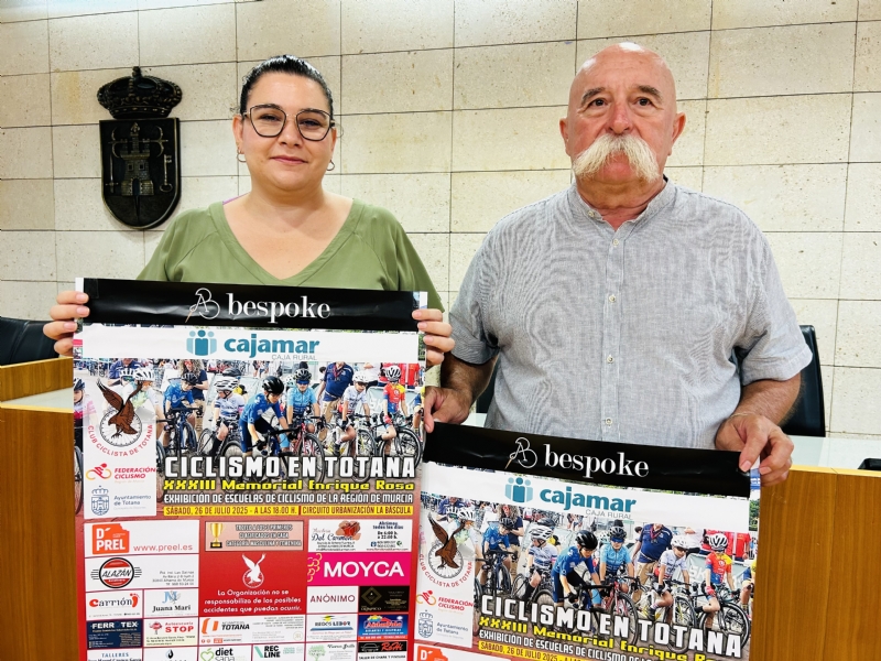 El XXXIII Memorial Enrique Rosa-Exhibición Escuelas de Ciclismo se celebra el sábado 26 de julio en la urbanización "La Báscula" dentro de las actividades deportivas de los festejos patronales de Santiago