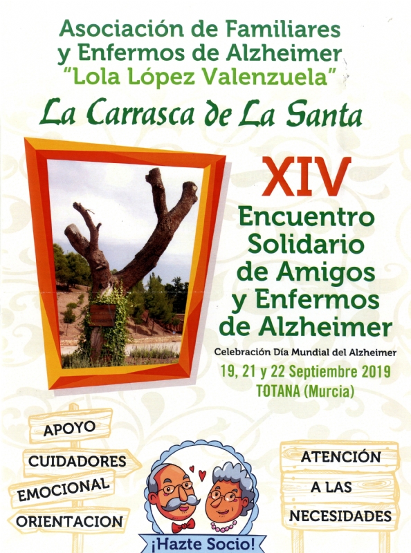 La Asociación de Familiares y Enfermos de Alzheimer "La Carrasca de La Santa" celebra esta semana las actividades conmemorativas por el Día Mundial de esta patología