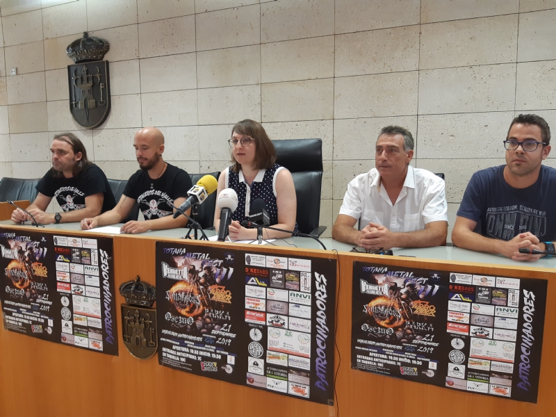 Vídeo. El III Totana Metal Fest se celebra este sábado 21 de septiembre en el auditorio del parque municipal "Marcos Ortiz", con la participación de cinco grupos, a beneficio de PADISITO
