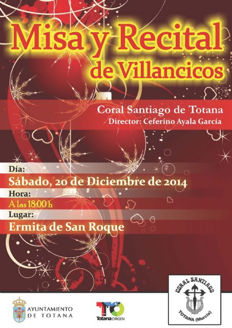 La Coral Santiago protagonizar un Recital de Villancicos el prximo sbado 20 en la ermita de San Roque