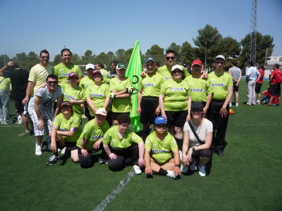 EL CENTRO DE DÍA "JOSÉ MOYA" PARTICIPA EN EL CAMPEONATO REGIONAL DE FÚTBOL 7 CELEBRADO EN MOLINA DE SEGURA