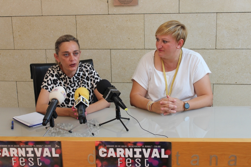 El Carnival Fest, que organiza la Federacin de Peas del Carnaval de Totana, clausurar las fiestas de Santiago con un concurso de disfraces y actuaciones musicales 