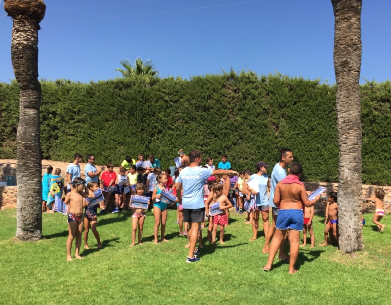 Un total de 150 niños y niñas participan esta quincena del Campus de Verano en el Polideportivo "6 de Diciembre" y el Complejo Polideportivo "Valle del Guadalentín", en El Paretón