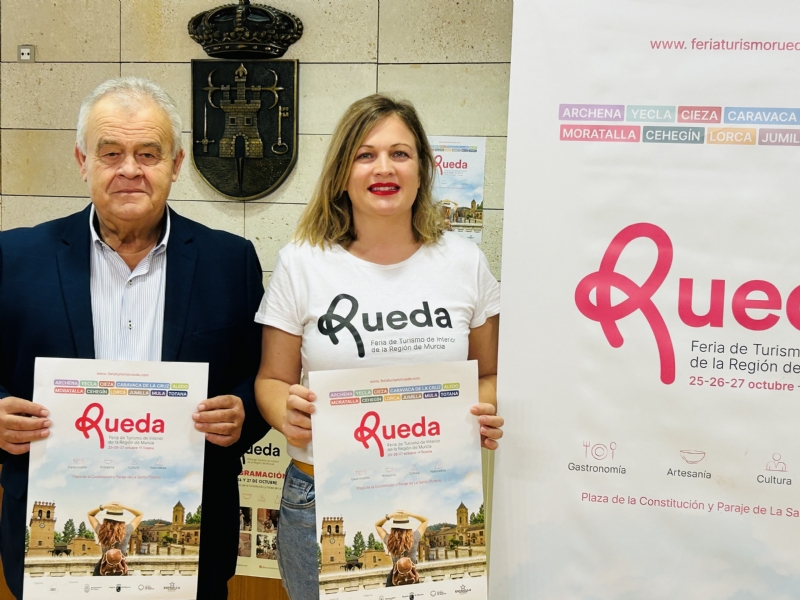 Totana acoger la I Feria de Turismo Interior de la Regin de Murcia del 25 al 27 de octubre, que organiza la nueva Asociacin Murcia Rueda, y que pasar por otros 10 municipios de interior