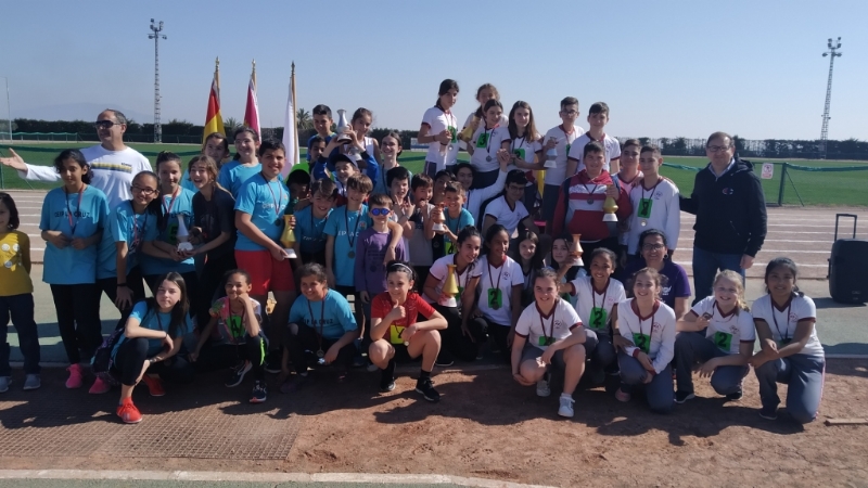 La Fase Local de Atletismo de Deporte Escolar, organizada por la Concejala de Deportes, cont con la participacin de 90 escolares de diferentes centros de enseanza