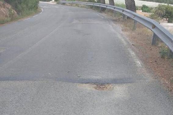 Infraestructuras solicita a la Direccin General de Carreteras la reparacin de la carretera RM-503 Bullas-Aledo, a su paso por el trmino municipal de Totana, para la mejora de la seguridad vial