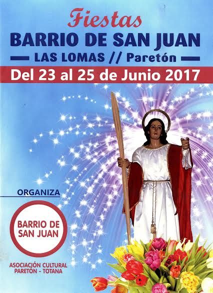 Las tradicionales fiestas del barrio de San Juan de la pedana de El Paretn se celebran del 23 al 25 de junio