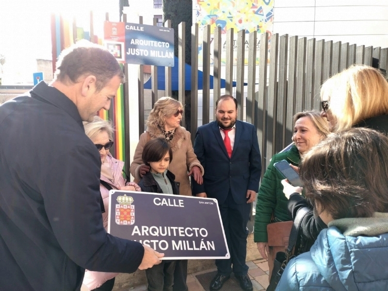 El Ayuntamiento de Murcia dedica una calle al arquitecto que proyect el Cementerio Municipal Nuestra Seora del Carmen y el Centro Sociocultural La Crcel de Totana, Justo Milln Espinosa