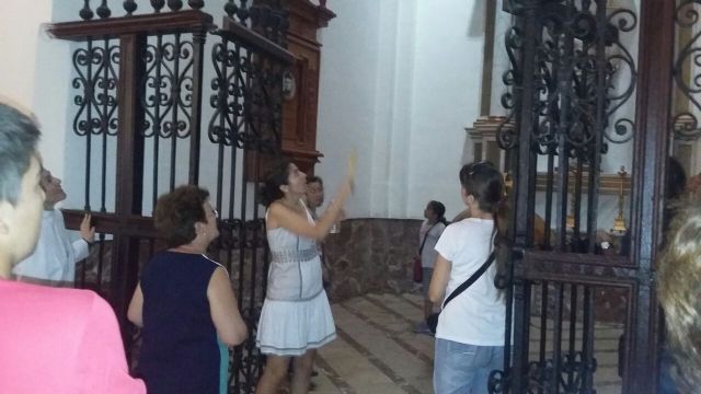 Unas 40 personas participan en la visita turstica Conoce Totana desde la Torre de Santiago, organizada por la Concejala de Turismo dentro de las fiestas de Santiago